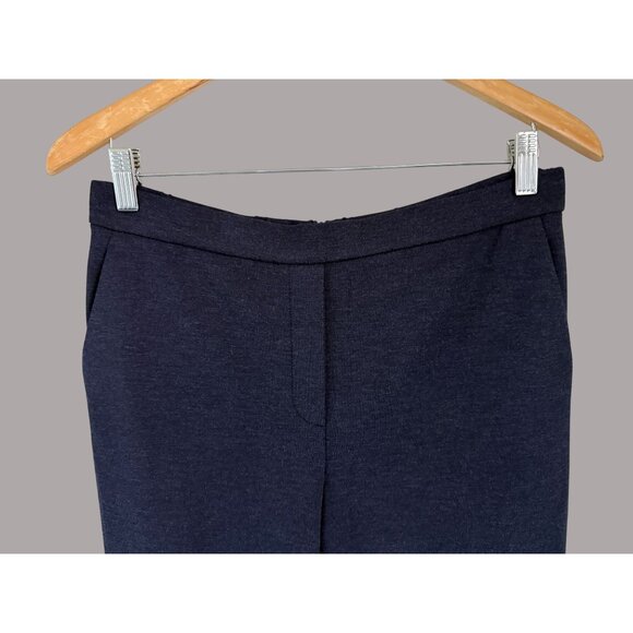 Theory Womens Navy Double-Knit Pull-On Pants Size 8 - Picture 2 of 8